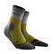 Kompressziós zokni férfiaknak CEP  Light Merino Mid Cut Olive/Grey