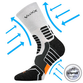 Kompressziós zokni VOXX  Ronin světle šedá