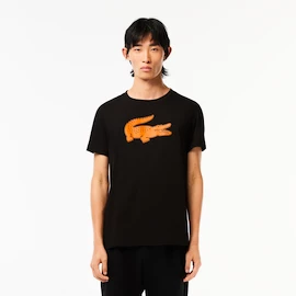 Lacoste Big Logo Core Performance T-Shirt Black/Sunrise Férfipóló