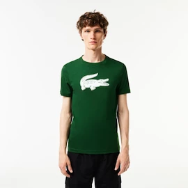 Lacoste Big Logo Core Performance T-Shirt Green/White Férfipóló