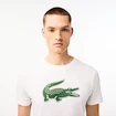 Lacoste  Big Logo Core Performance T-Shirt White/Green Férfipóló