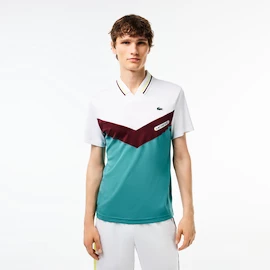 Lacoste Medvedev New York Day Polo White/Limeira Férfipóló