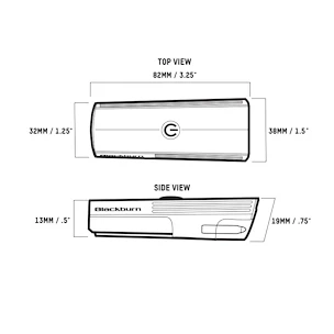 Lámpa Blackburn  Dayblazer 550 USB-C