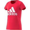Lányok póló adidas Essentials Logo Tee Rózsaszínű póló