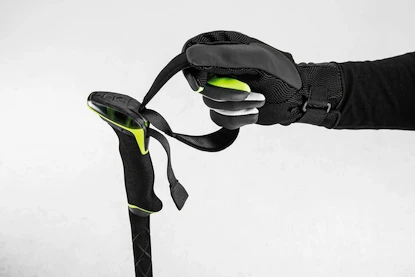 Leki  Guide 3 Black-neon yellow - dark anthracite 110-150 Botok