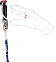 Leki  Smart Supreme, midnightblue dark metallic-darkblue-white, 100 - 130 cm Terepbotok
