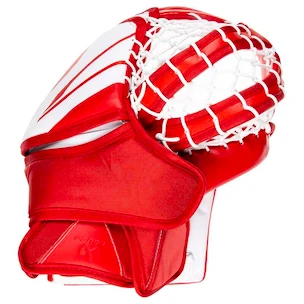 Lepkés kesztyű Bauer Supreme MVPRO White/Red Senior bal kéz (regular)