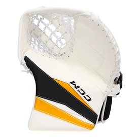 Lepkés kesztyű CCM Axis F5 Black/Yellow Junior
