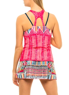Lucky in Love  Pretty In Ink Bralette Tank Shocking Pink Női ujjatlan póló S