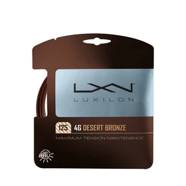 Luxilon 4G Desert Bronze 125 Set Teniszütő húrozása