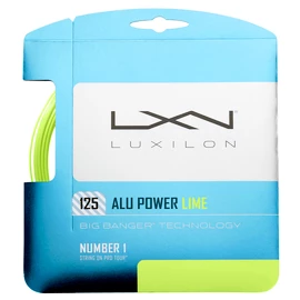 Luxilon Alu Power Lime LE 1.25 mm 2019 Teniszütő húrozása