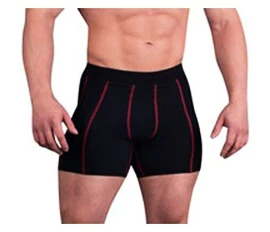 MadMax MSW905 Black/Red Férfiboxeralsó