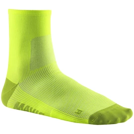 Mavic Essential hosszú szárú kerékpáros zokni, világos sárga