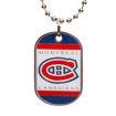 Medál dögcédula láncon NHL Montreal Canadiens