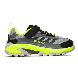 Merrell Moab Speed 2 Low A/C Grey/Black/Citron Gyermek kültéri lábbelik