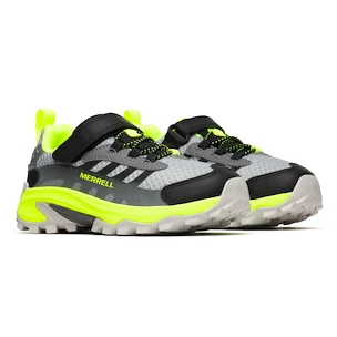 Merrell Moab Speed 2 Low A/C Grey/Black/Citron  Gyermek kültéri lábbelik