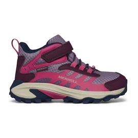 Merrell Moab Speed 2 Mid A/C Wtpf Berry Gyermek kültéri lábbelik