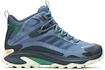 Merrell Moab Speed 2 Mid Gtx Steel Blue Férfi kültéri lábbelik