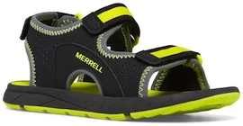 Merrell Panther Sandal 3.0 Black/Hi Viz Gyermek kültéri lábbelik