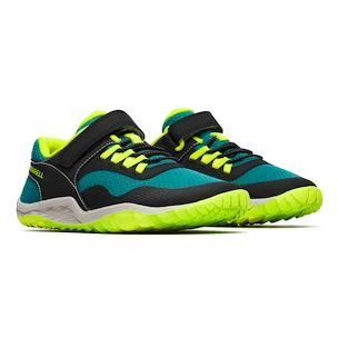 Merrell Trail Glove 7 A/C Black/Teal  Gyermek kültéri lábbelik UK 12 (Kid)