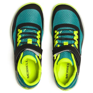 Merrell Trail Glove 7 A/C Black/Teal  Gyermek kültéri lábbelik UK 12 (Kid)