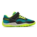 Merrell Trail Glove 7 A/C Black/Teal  Gyermek kültéri lábbelik UK 12 (Kid)