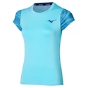 Mizuno  Charge Printed Tee  Blue Glow Női póló M