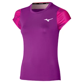 Mizuno Charge Printed Tee Purple Magic Női póló