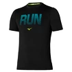 Mizuno  Core Graphic RUN Tee Black Férfipóló