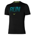 Mizuno  Core Graphic RUN Tee Black Férfipóló