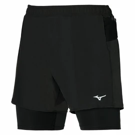 Mizuno ER 5.5 2in1 Short Black Férfirövidnadrág