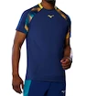 Mizuno  Frontier Shadow Tee M Bellwether Blue  Férfipóló