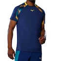 Mizuno  Frontier Shadow Tee M Bellwether Blue  Férfipóló