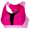 Mizuno  High Support Bra Pink Peacock Női melltartó