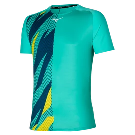 Mizuno Shadow Graphic Tee Turquoise Férfipóló