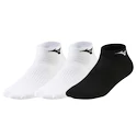 Mizuno Training Mid 3Pairs zokni, fehér-fekete