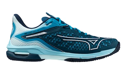 Mizuno Wave Exceed TOUR 6 AC Moroccan Blue/White/Blue Topaz  Férfiteniszcipő EUR 42