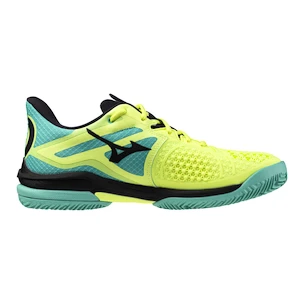 Mizuno Wave Exceed Tour 6 CC Sunny Lime/Black/Atlantis  Férfiteniszcipő