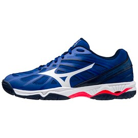 Mizuno Wave Hurricane 3 kék/rózsaszín beltéri cipő