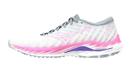 Mizuno Wave Inspire 19 Snow White/High-Vis Pink/Purple Punch Női futócipő