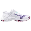 Mizuno  Wave Lightning Z8 W White/Violet Indigo  Női teremcipő EUR 39