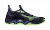 Mizuno  WAVE MOMENTUM 3 Evening Blue/Techno Green/Iolite  Férfiteremcipő