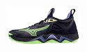 Mizuno  WAVE MOMENTUM 3 Evening Blue/Techno Green/Iolite  Férfiteremcipő