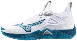 Mizuno WAVE MOMENTUM 3 White/Sailor Blue/Silver Férfiteremcipő