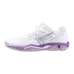 Mizuno  Wave Phantom 3 White/Patrician Purple/Quince  Női teremcipő EUR 40