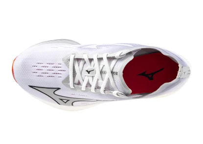 Mizuno Wave Rebellion Pro 2 White/Harbor Mist/Cayenne  Női futócipő
