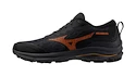 Mizuno Wave Rider Gtx Black/Nasturtium/Carrot Curl Férfi futócipő