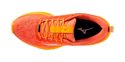 Mizuno  Wave Rider Gtx Hot Coral/White/Carrot Curl  Női futócipő