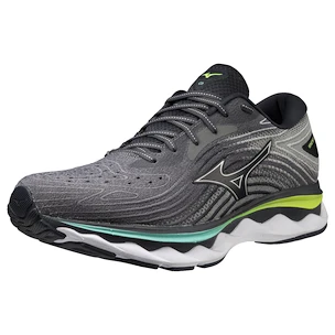 Mizuno  Wave Sky 6 Quiet Shade/Silver/Neo Lime  Férfi futócipő