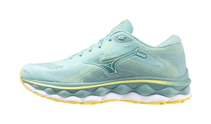 Mizuno  Wave Sky 7 Eggshell Blue/White/Sunshine  Női futócipő UK 4